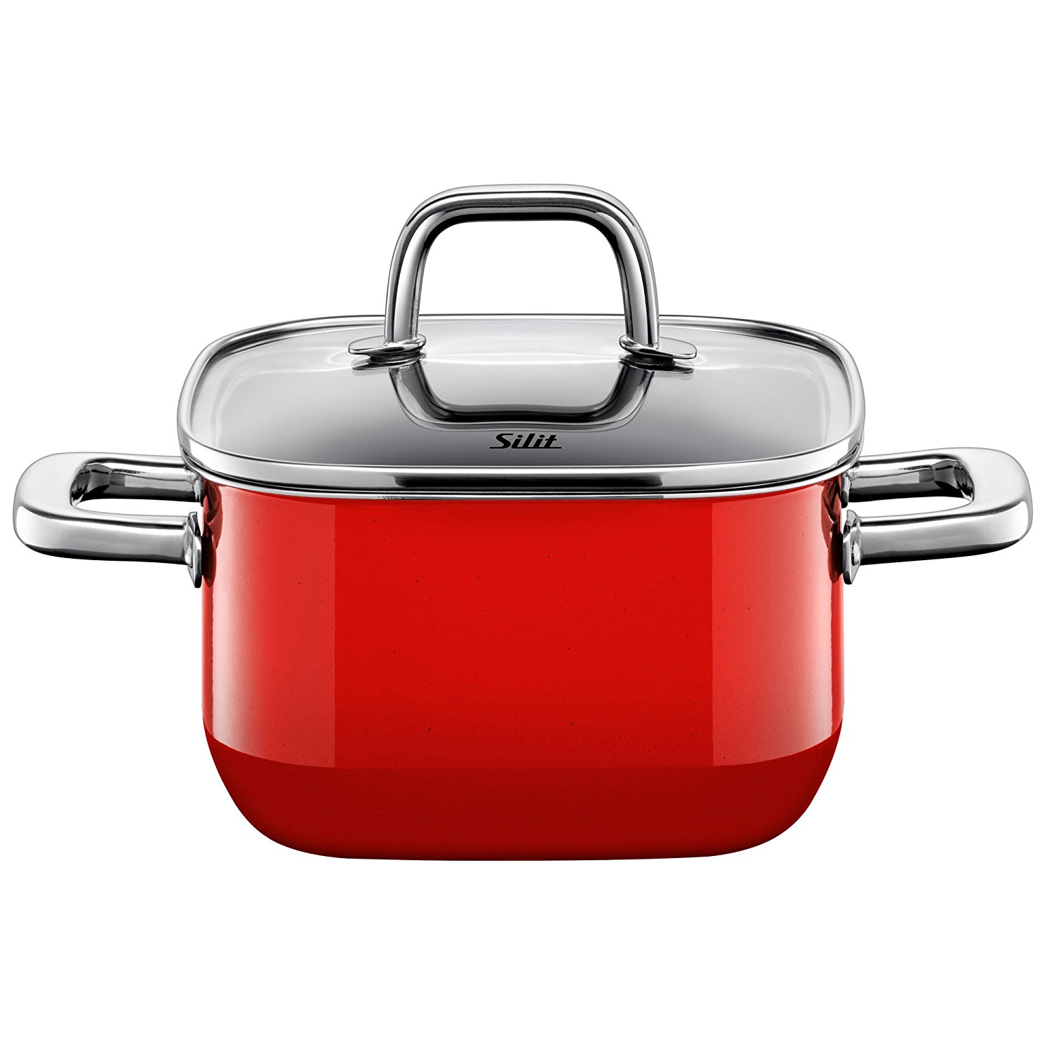Silit Набор кастрюль 4 предмета Quadro Red | https://grandposuda.com.ua