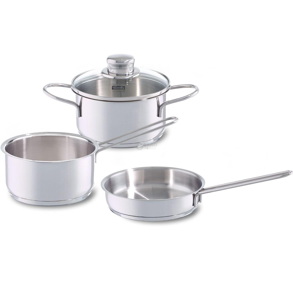 Fissler Набор посуды, 3 предмета, Häppchen-Set | https://grandposuda.com.ua