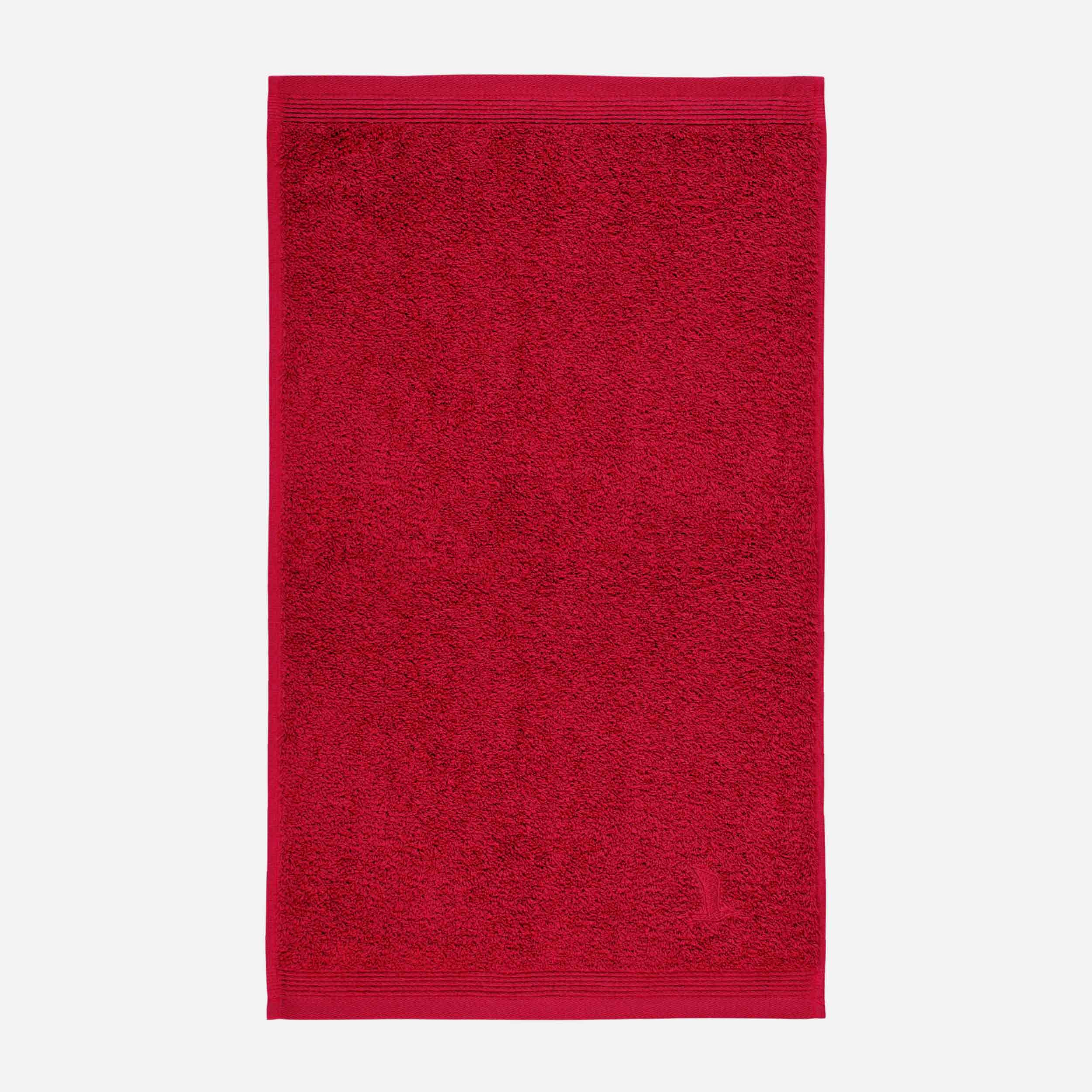 Полотенце для гостей 30х50 см, красное Superwuschel Möve | https://grandposuda.com.ua
