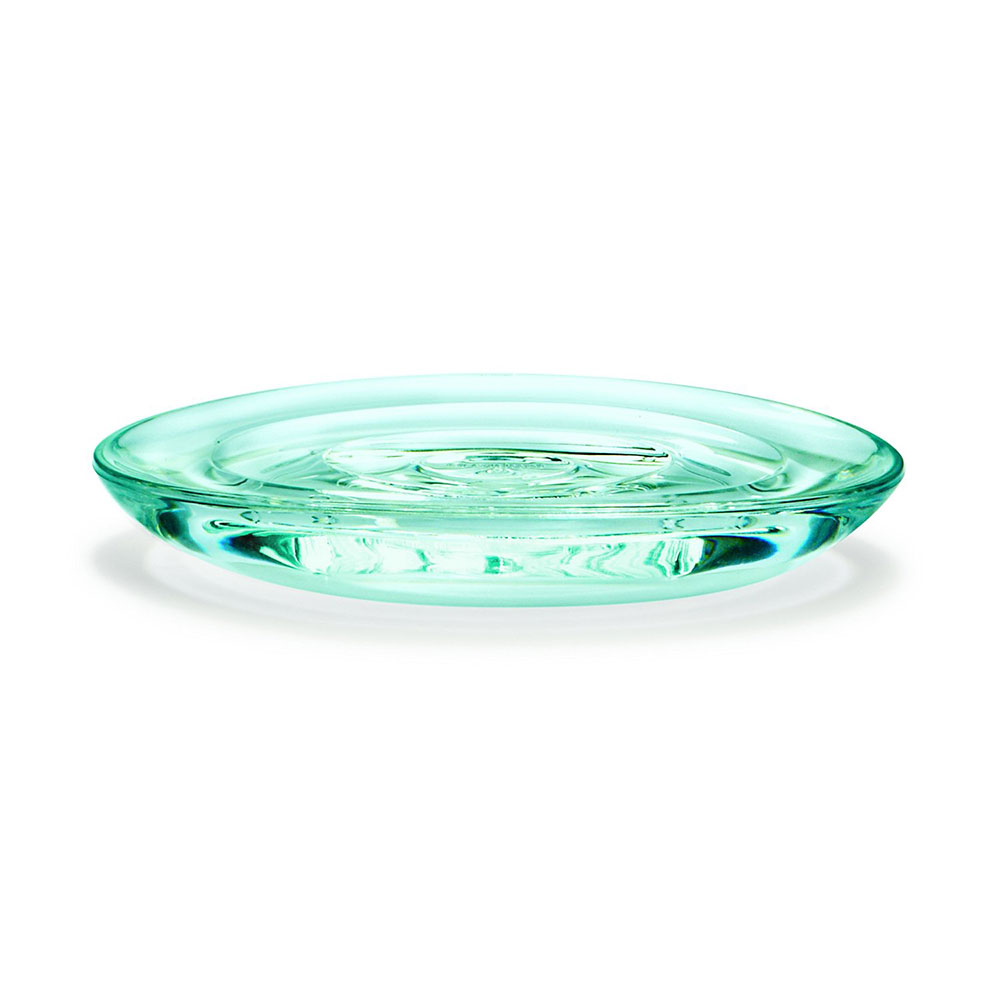 Umbra Мыльница 14,3х2,5х10,2 см голубая Droplet | https://grandposuda.com.ua