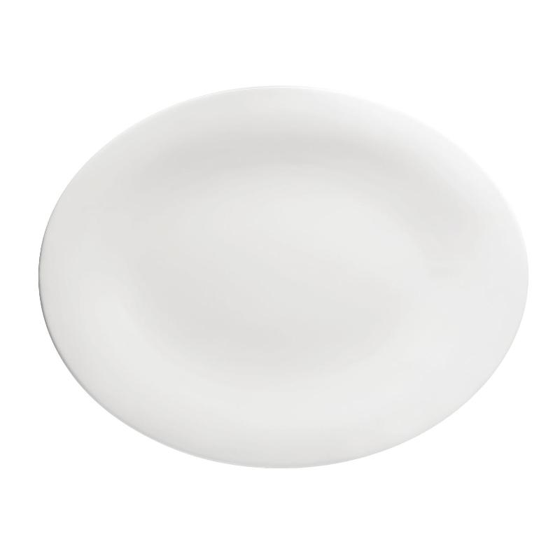 Hutschenreuther Блюдо овальне 36 см White Nora | https://grandposuda.com.ua