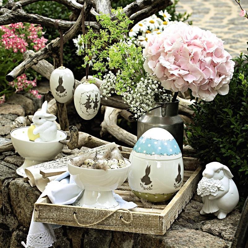 Hutschenreuther Підвіска Великоднє яйце Кролик 7х10,5 см Springtime | https://grandposuda.com.ua