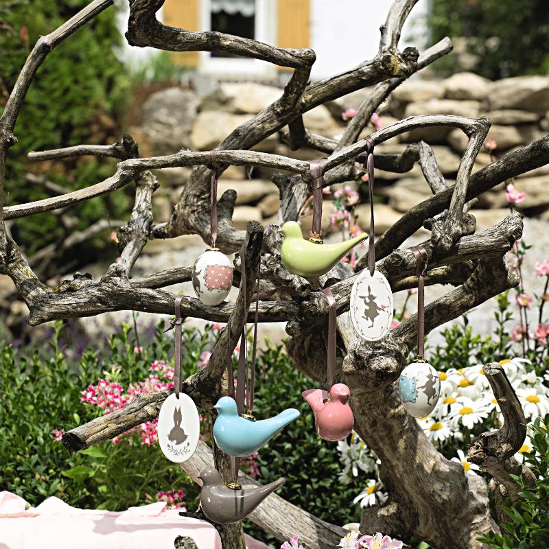 Hutschenreuther Підвіска Великоднє яйце Кролик 7х10,5 см Springtime | https://grandposuda.com.ua