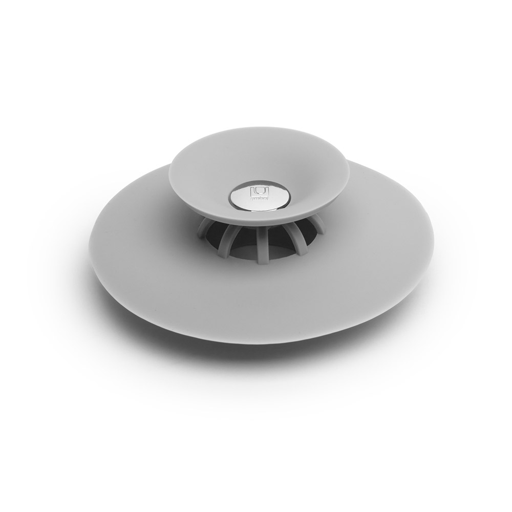 Umbra Фільтр для зливу 10,2х2,5х10,2 см сірий Flex | https://grandposuda.com.ua