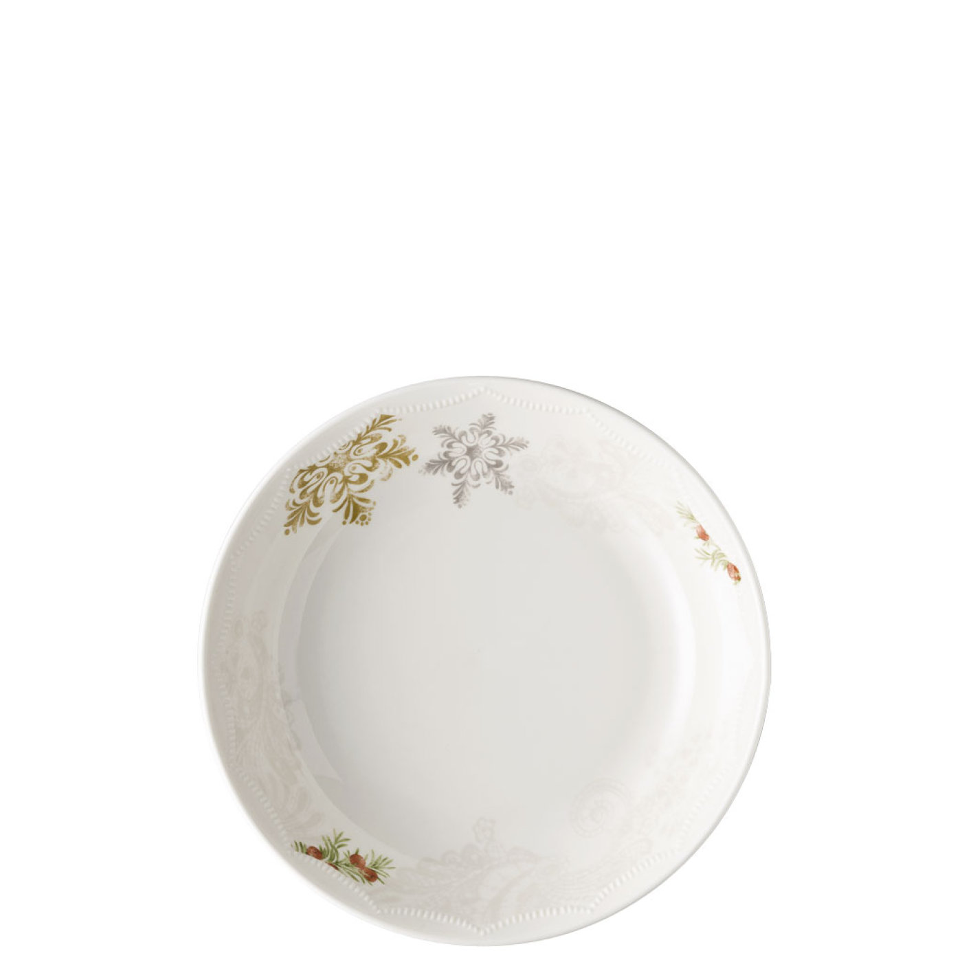 Hutschenreuther Тарілка глибока 20 см Winterromance decorated | https://grandposuda.com.ua