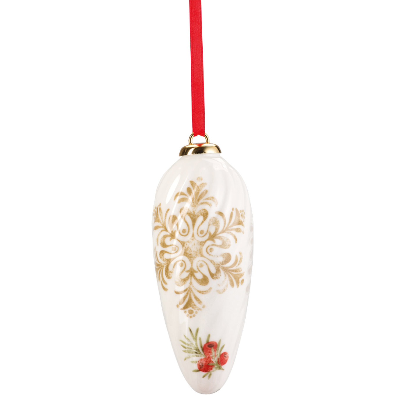 Hutschenreuther Підвіска різдвянаШишка велика 9,4 см Winterromance decorated | https://grandposuda.com.ua