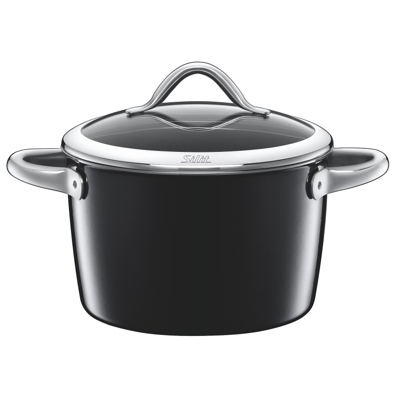 Silit Каструля, глибока Ø 22 см Vitaliano Nero Silit Каструля, глибока Ø 22 см Vitaliano Nero | https://grandposuda.com.ua
