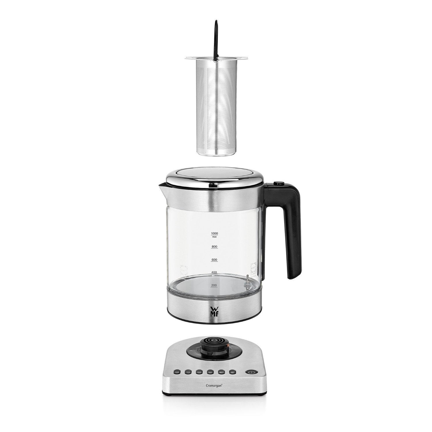 WMF Электрочайник стеклянный 1 л Vario KÜCHENminis | https://grandposuda.com.ua