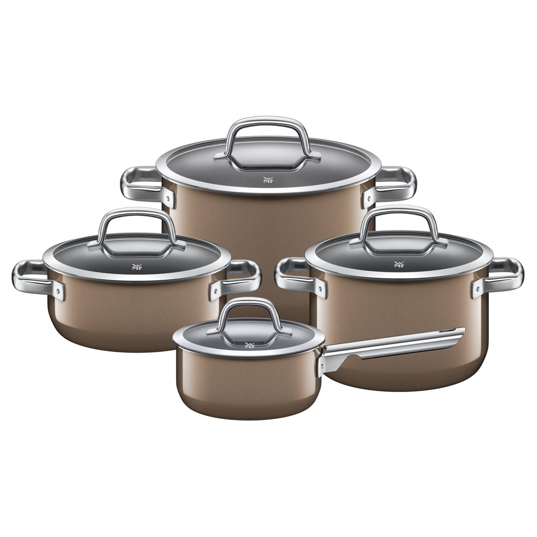 WMF Набір каструль 4 предмета Mineral Dark Brass Fusiontec | https://grandposuda.com.ua