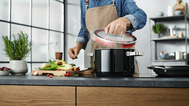 WMF Кастрюля 20 см Functional Platinum Fusiontec | https://grandposuda.com.ua