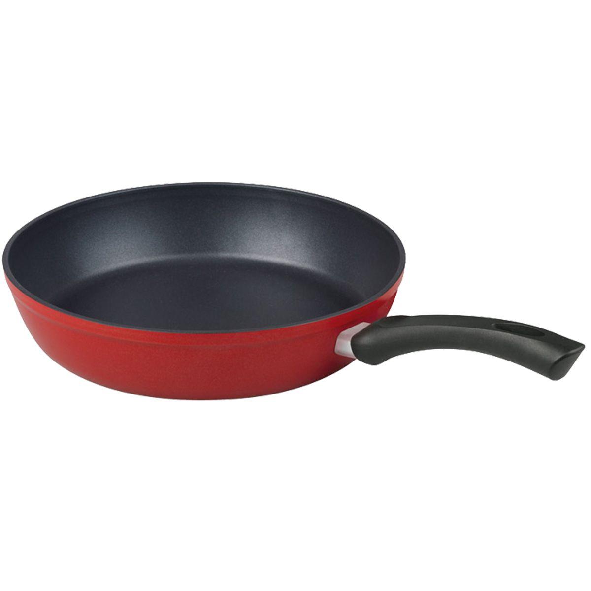Fissler Сковорода червона 28 см Deutschland-Pfanne | https://grandposuda.com.ua