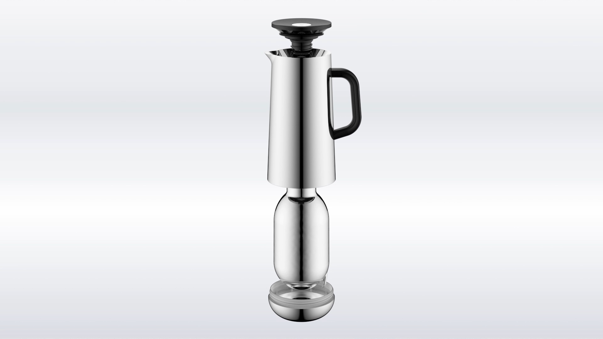 WMF Термос для кави 1,0 л чорний Impulse | https://grandposuda.com.ua
