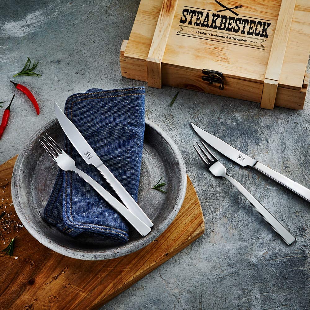 Zwilling Столові прибори для стейка набір 12 предметів Specials Dinner | https://grandposuda.com.ua