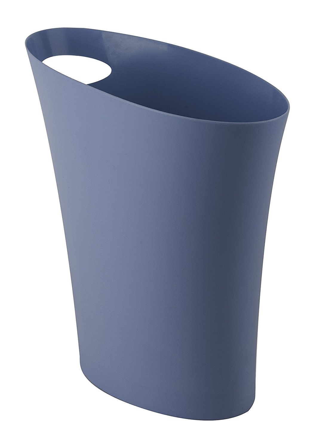 Umbra Корзина для мусора 33,7x33x17,1 см синяя Skinny | https://grandposuda.com.ua