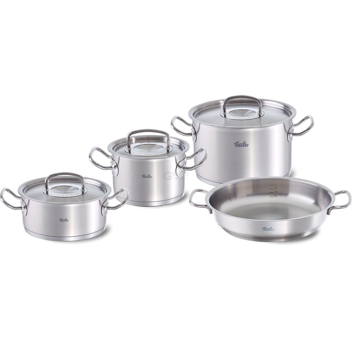Fissler Набор посуды, Original-profi Collection 4 предмета | https://grandposuda.com.ua