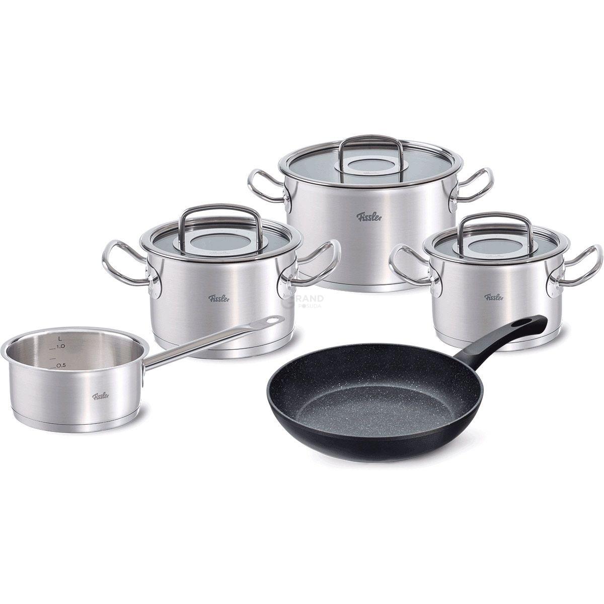 Fissler Набор посуды, 5 предметов, Original-profi Collection Fissler Набор посуды, 5 предметов, Original-profi Collection | https://grandposuda.com.ua