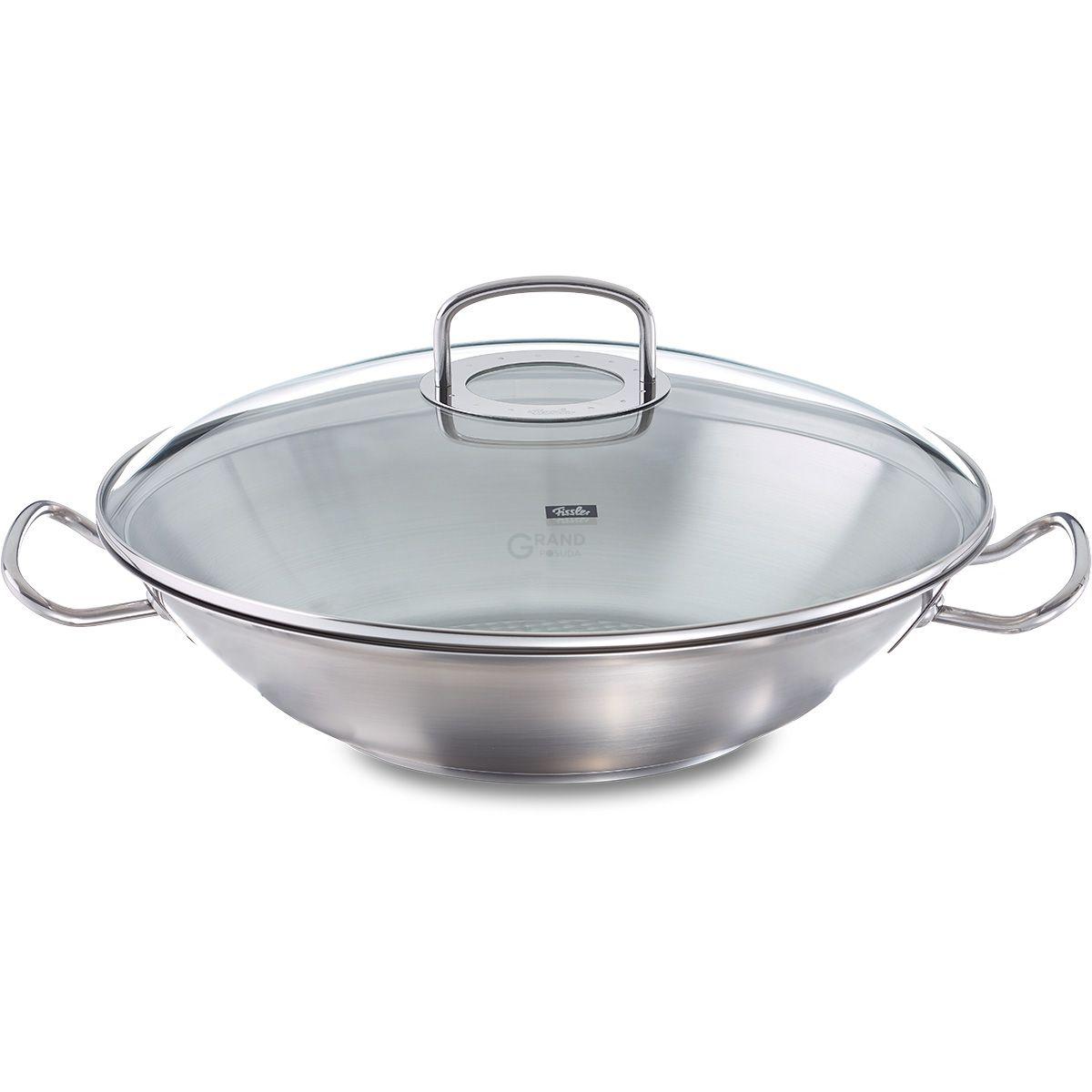 Fissler WOK со стеклянной крышкой 35 см Original-profi Collection | https://grandposuda.com.ua