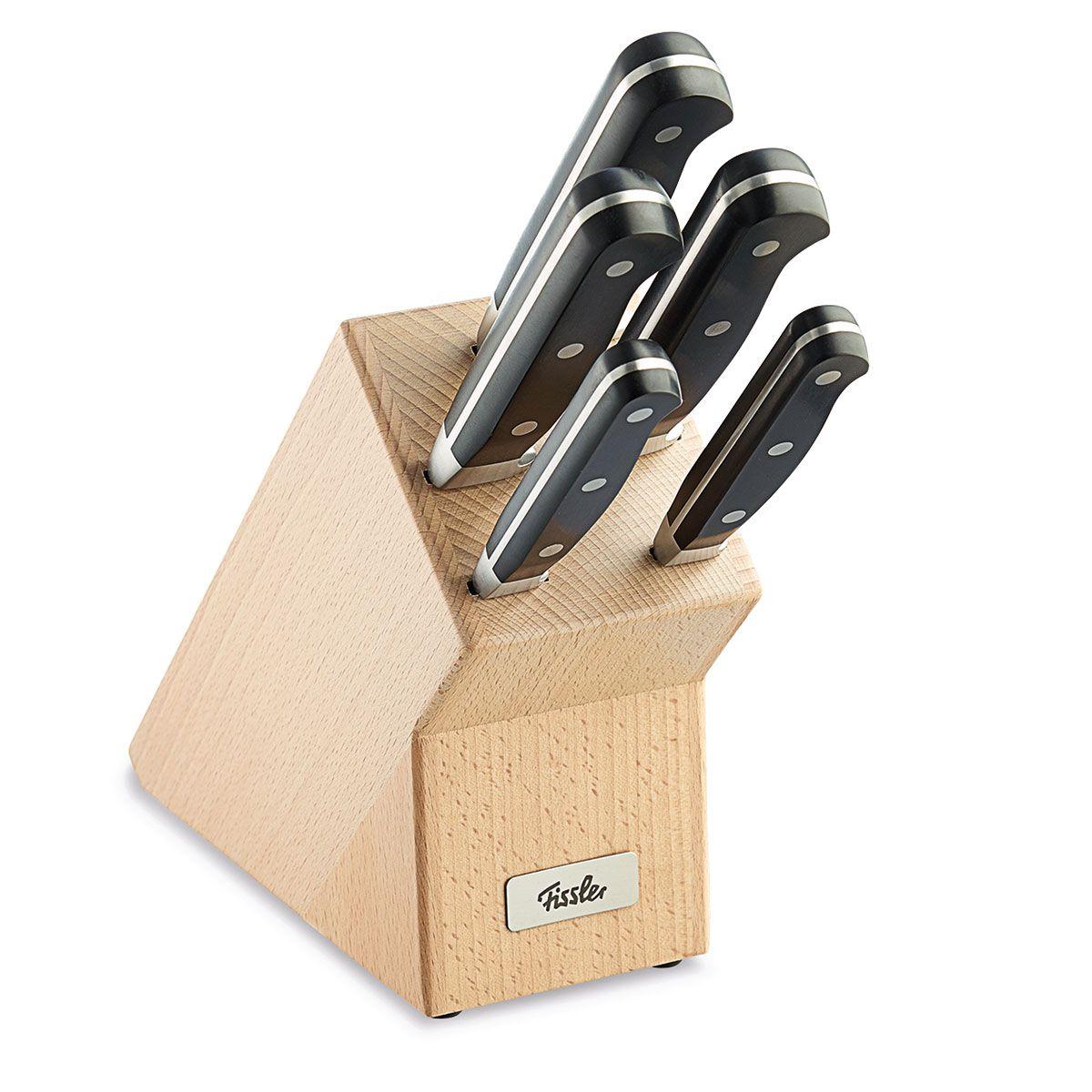 Fissler Набор ножей с подставкой, 6 предметов, Classic Line Fissler Набор ножей с подставкой, 6 предметов, Classic Line | https://grandposuda.com.ua