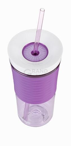 Contigo Стакан з трубочкою ліловий 0,54 л Shake Go | https://grandposuda.com.ua