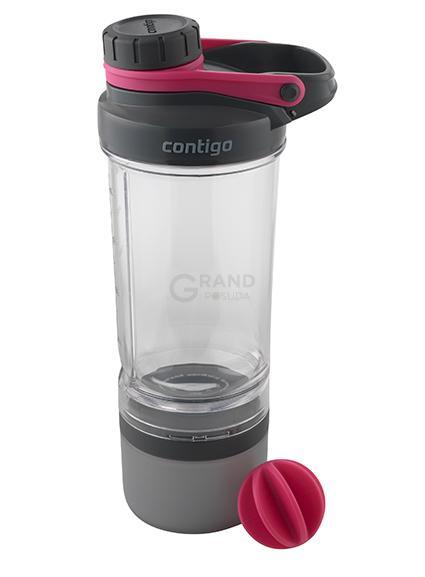 Contigo Шейкер рожевий 0,65 л Shake Go Fit | https://grandposuda.com.ua