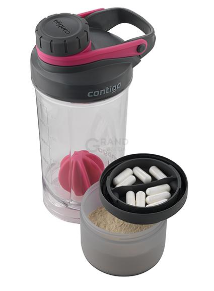 Contigo Шейкер рожевий 0,65 л Shake Go Fit | https://grandposuda.com.ua