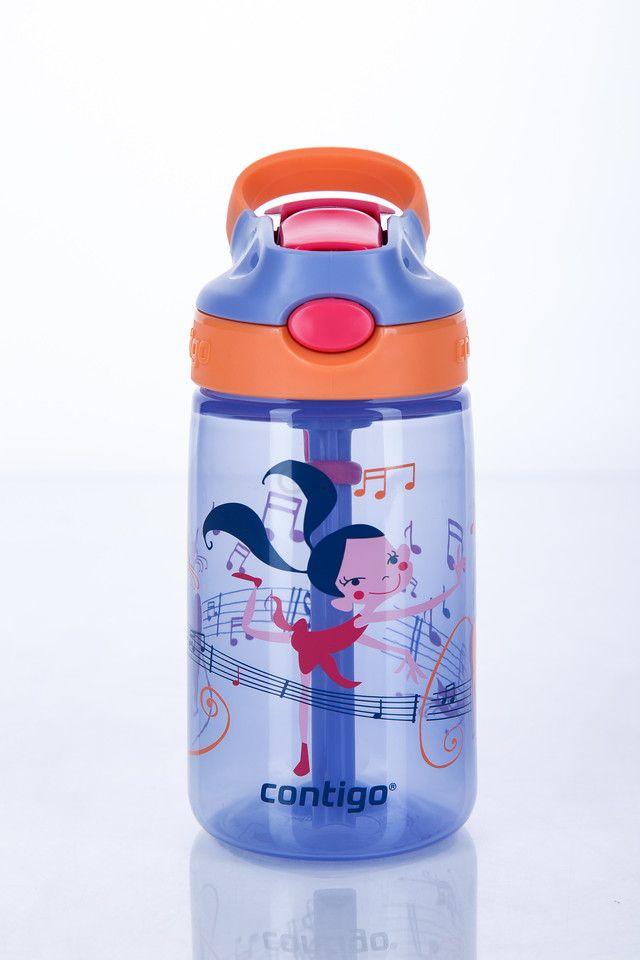 Contigo Пляшка дитяча синя 0,42 л Gizmo Flip | https://grandposuda.com.ua