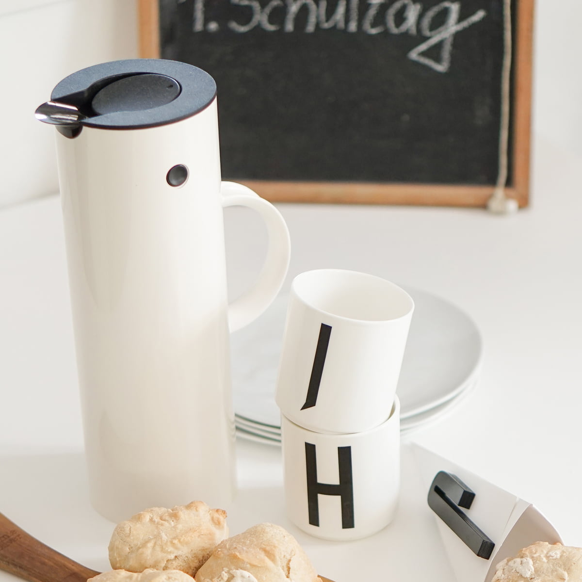 Термоглечик 1 л білий Classics EM 77 Stelton | https://grandposuda.com.ua