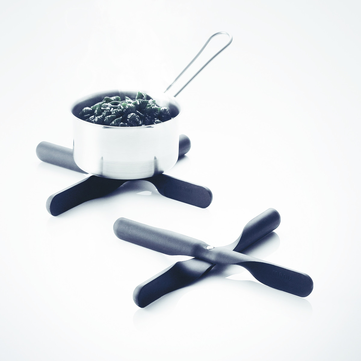 Підставка для посуду 2,5x2,5x21x2,5 см чорна Propeller Menu | https://grandposuda.com.ua