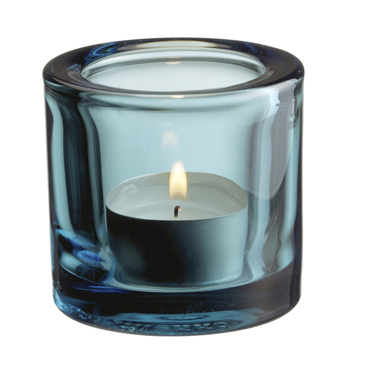 Iittala Підсвічник для чайної свічки 6,9х6 см синій Kivi | https://grandposuda.com.ua