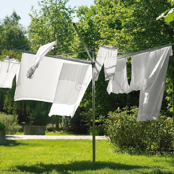 Brabantia Вулична сушарка з регулюванням висоти і 4 напрямними 50 м навішування Lift-O-Matic Advance | https://grandposuda.com.ua