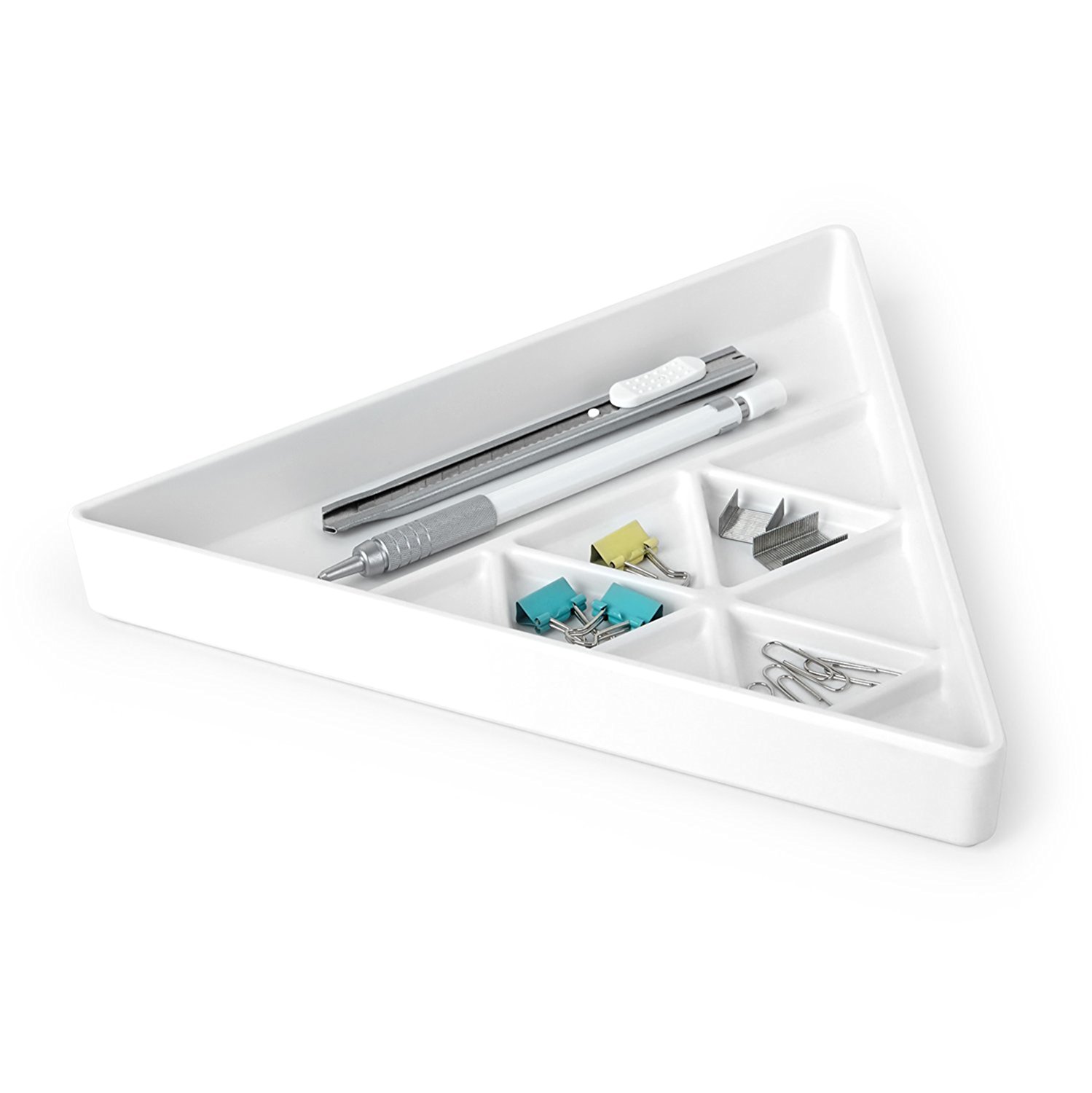 Umbra Лоток для коштовностей 24,13x20,95x3,81 см білий Trinity Schmucktablett | https://grandposuda.com.ua