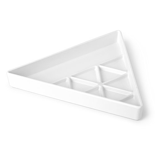 Umbra Лоток для коштовностей 24,13x20,95x3,81 см білий Trinity Schmucktablett | https://grandposuda.com.ua