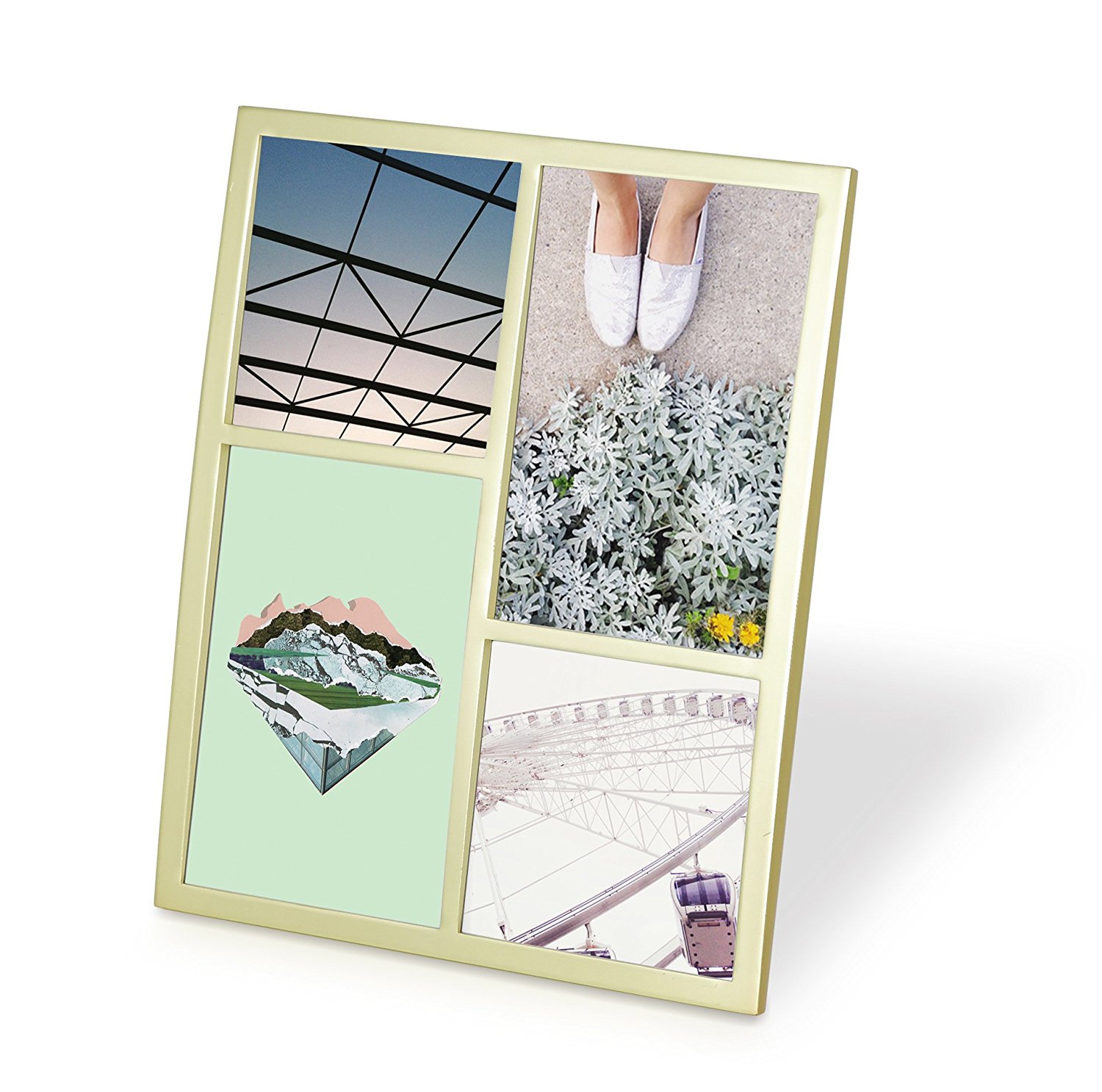 Umbra Фоторамка 26,7x1,3x21,6 см золота Senza Multi Photo Display | https://grandposuda.com.ua
