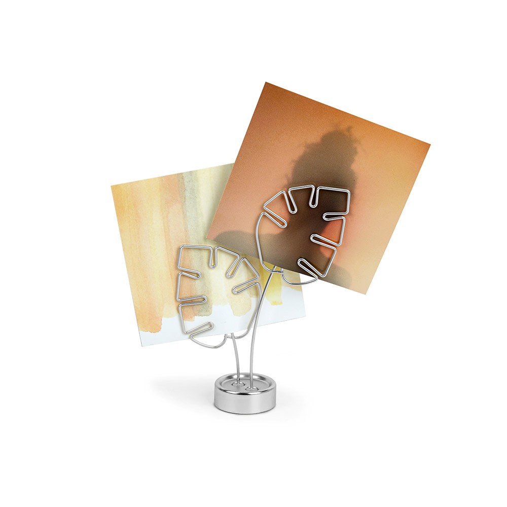 Umbra Тримач для фотографій 9,5х14,2х3,8 см металік Leaflet | https://grandposuda.com.ua