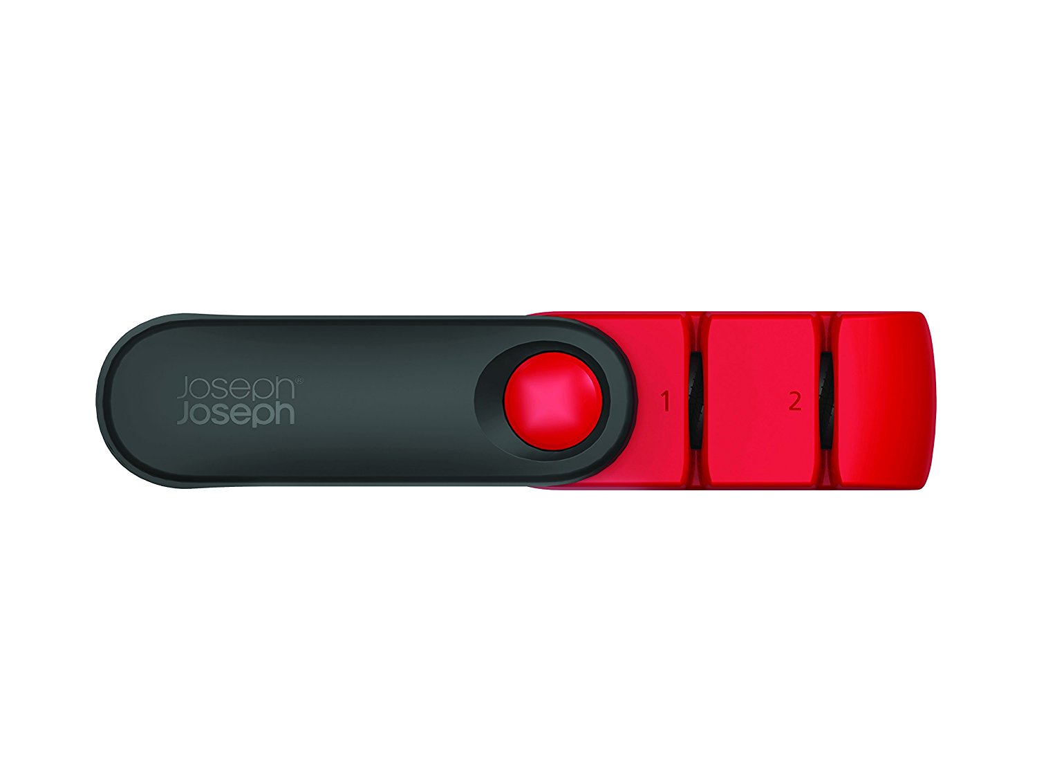 Joseph Joseph Точилка для ножів сіро-червона Rota | https://grandposuda.com.ua