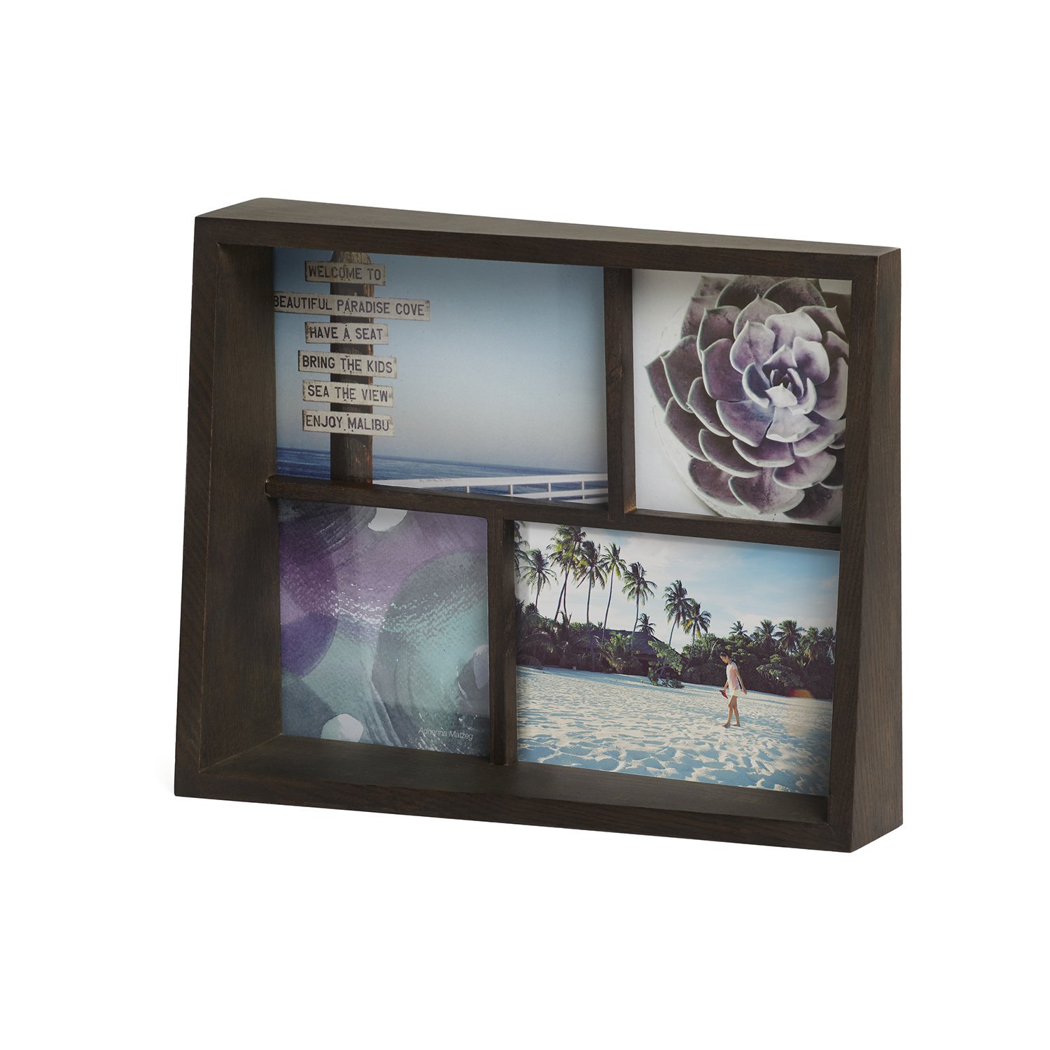 Umbra Фоторамка 26,49x21,48x7,49 см коричнева Edge Fotohalter | https://grandposuda.com.ua