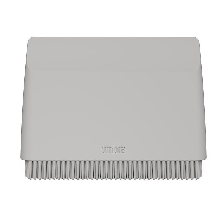 Umbra Щетка со скребком 10,2х7,6х1,5 см серая Flex | https://grandposuda.com.ua