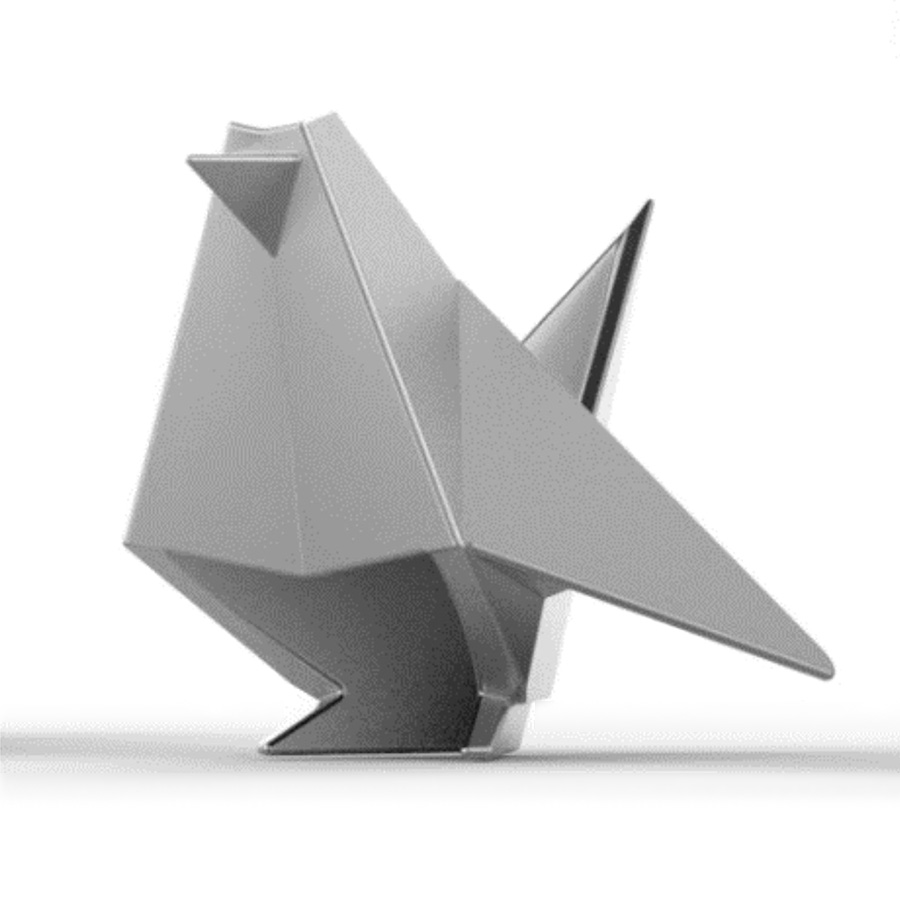 Umbra Держатель для колец 6х4,5х3,6 см металлик Origami | https://grandposuda.com.ua