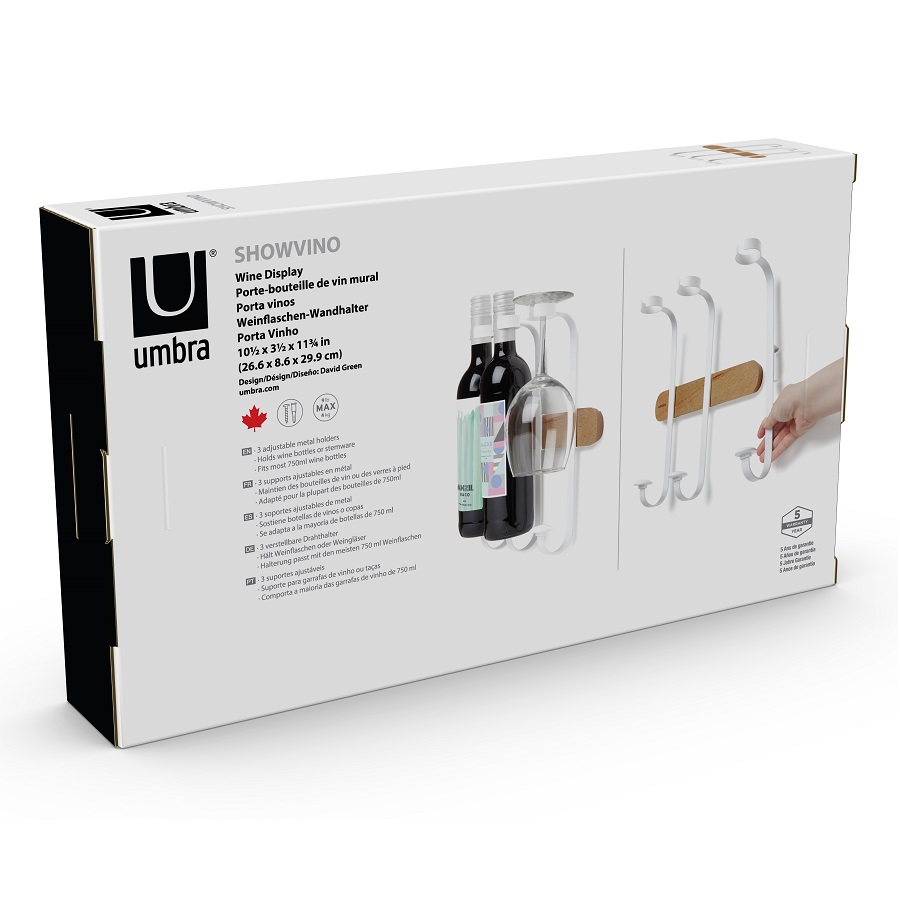 Umbra Тримач для винних пляшок showvino | https://grandposuda.com.ua
