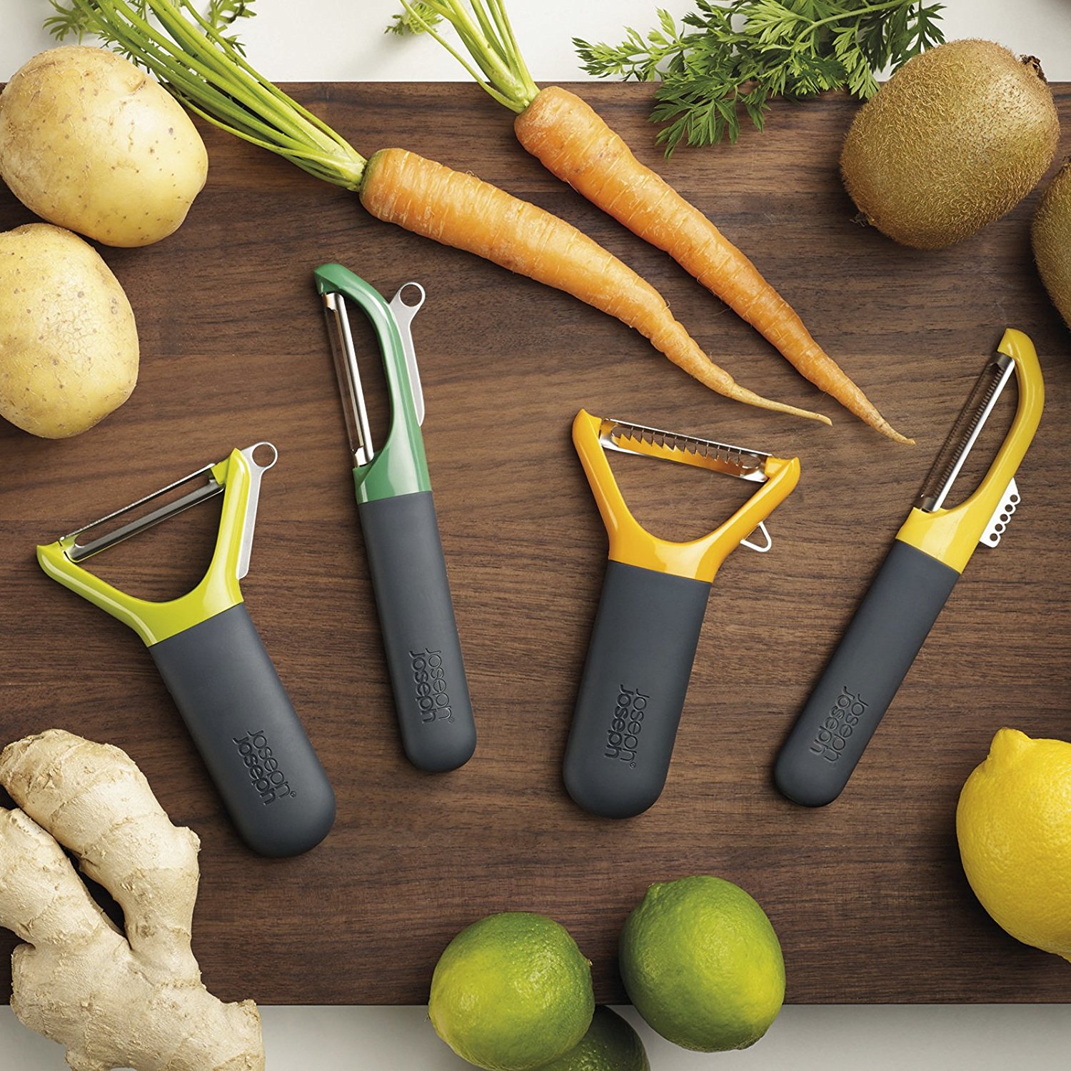 Joseph Joseph Овощечистка зеленая Multi-peel | https://grandposuda.com.ua