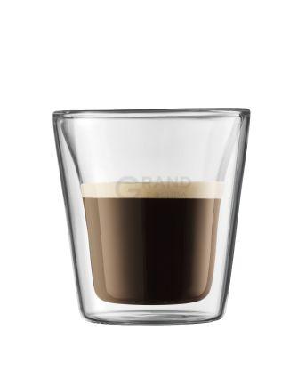 Bodum Набір склянок з подвійними стінками, 0,1 л, 2 предмета, Canteen | https://grandposuda.com.ua