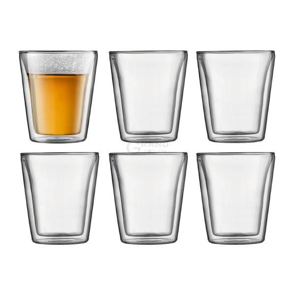 Bodum Набір склянок з подвійними стінками, 0,2 л, 2 предмета, Canteen | https://grandposuda.com.ua