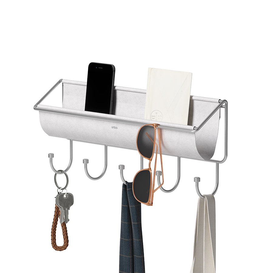 Umbra Полка-органайзер hammock серая Umbra Полка-органайзер hammock серая | https://grandposuda.com.ua