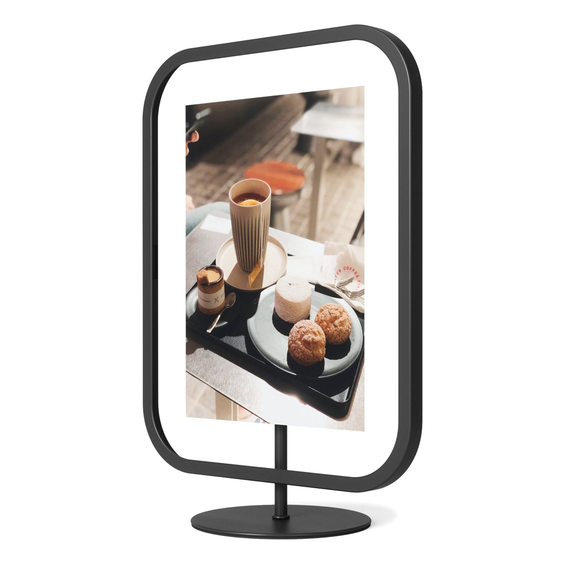Umbra Фоторамка 26 х 10 х 29 см чорна Infinity Sqround | https://grandposuda.com.ua