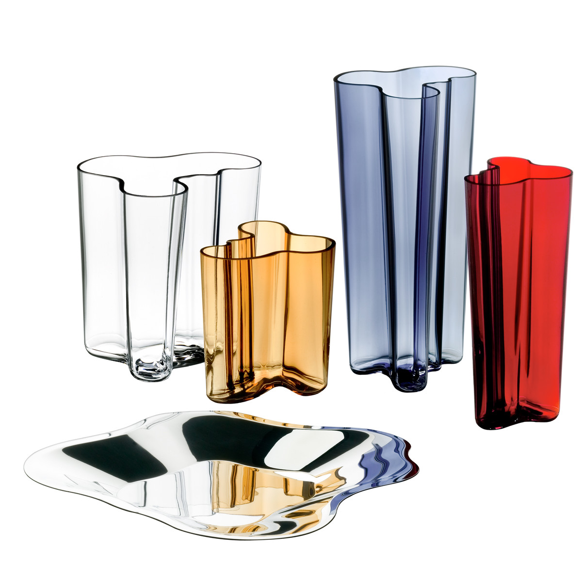 Iittala Ваза 12х15х12,5 см опал біла Aalto | https://grandposuda.com.ua