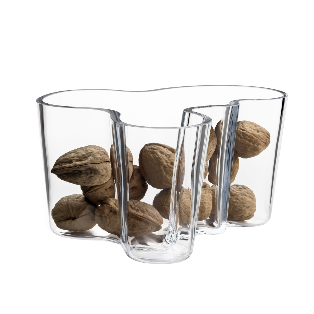 Iittala Ваза 9,5х9,5х11,5 см прозора Aalto | https://grandposuda.com.ua