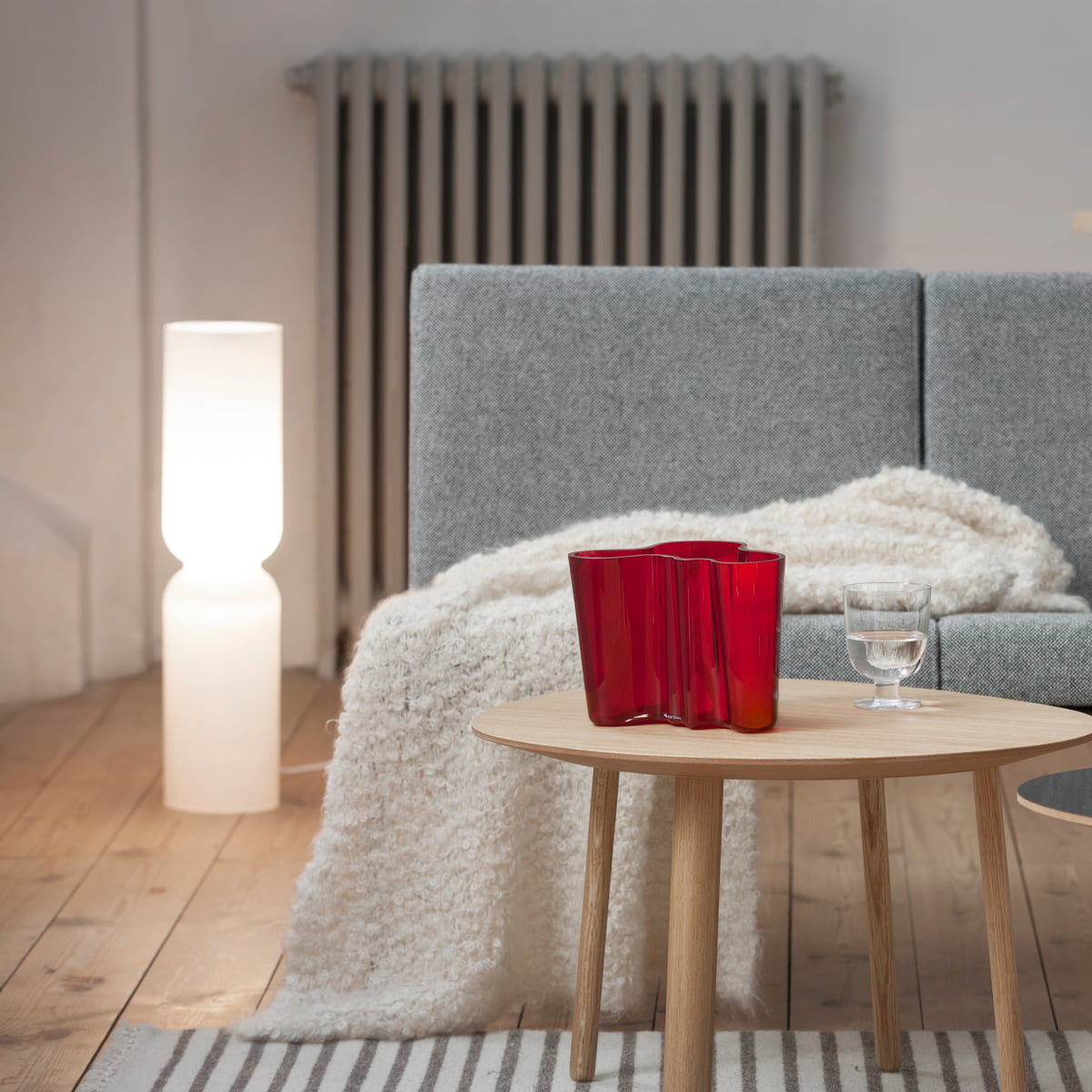 Iittala Ваза 9,5х9,5х11,5 см прозора Aalto | https://grandposuda.com.ua