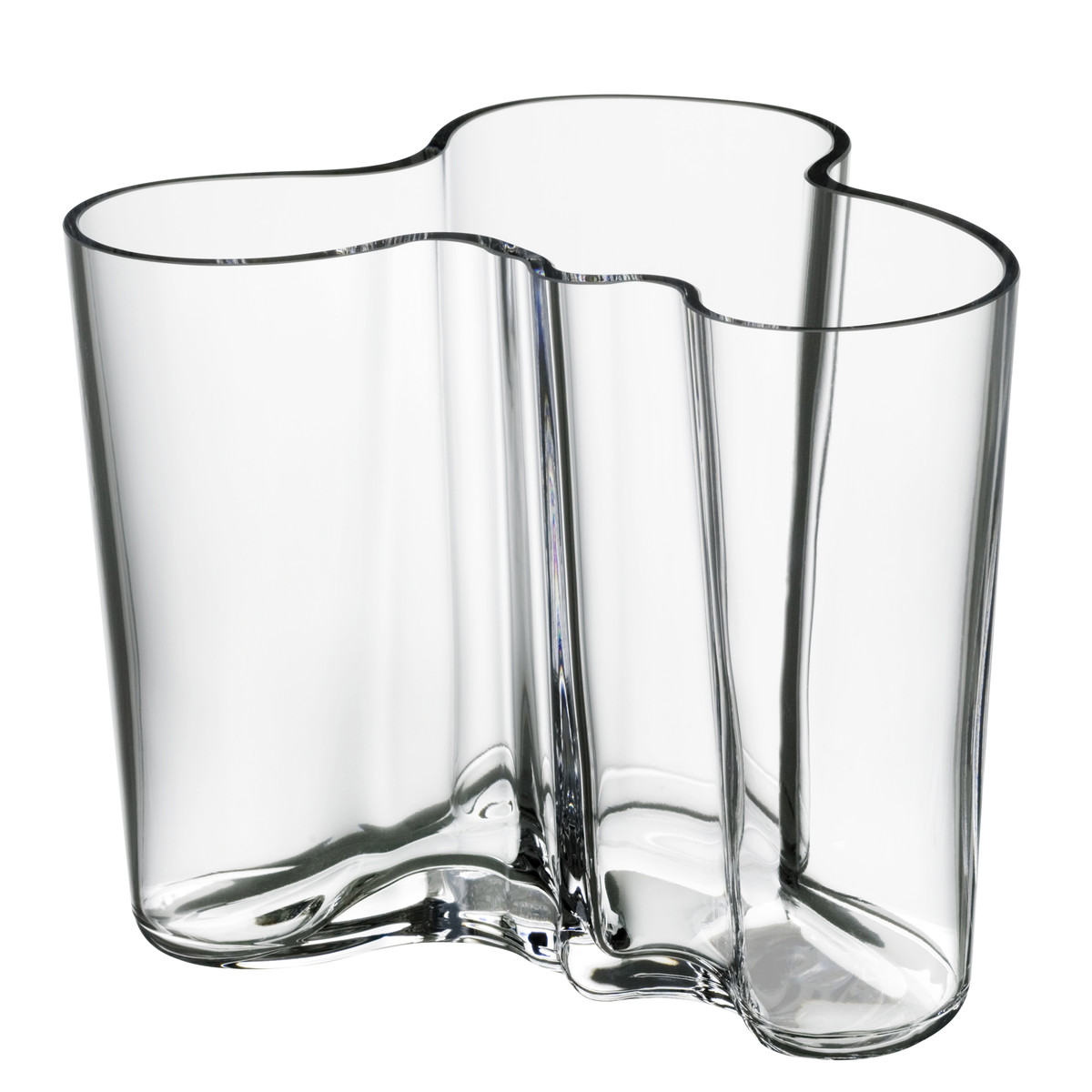 Iittala Ваза 9,5х9,5х11,5 см прозора Aalto | https://grandposuda.com.ua