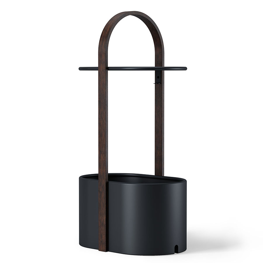 Umbra Полка-органайзер 30,5х27,9х72 см чорна Hub | https://grandposuda.com.ua