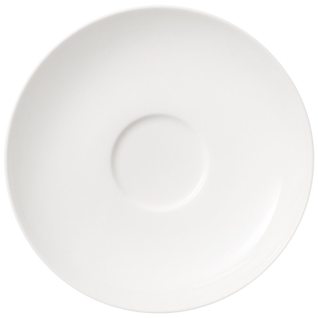 Villeroy & Boch Блюдце до чашки для чаю 14 см Twist White | https://grandposuda.com.ua